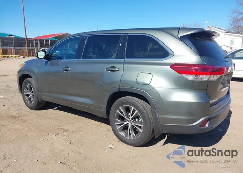 2017 Toyota Highlander Le из США, поврежденный, VIN 5TDBZRFH8HS423871